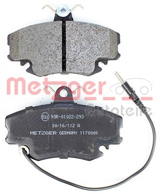 METZGER 1170009 Bremsbelagsatz, Scheibenbremse